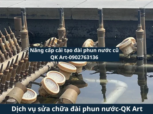 Dịch Vụ Sửa Chữa Đài Phun Nước – Nâng Cấp, Cải Tạo Hệ Thống Cũ Trọn Gói 2026 Dịch vụ sửa đài phun nước cũ, cải tạo, thay thế linh kiện hỏng