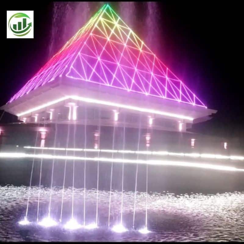 Dự án thực tế thi công đài phun nước tại Bảo tàng Ninh Thuận bởi đơn vị QK Art.