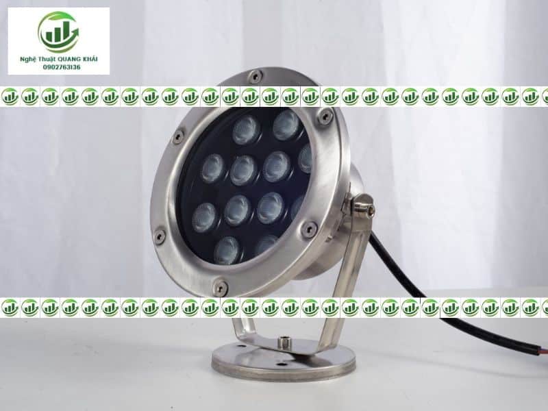 Đèn led âm nước chân đế 6w 9w 12w 18w 36w 24V-QK Art đèn led âm nước chân đế