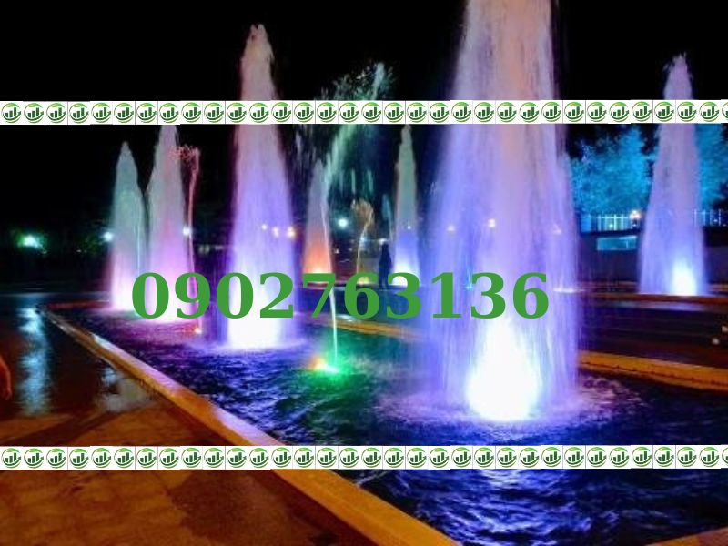 Thiết kế hiệu ứng ánh sáng đài phun nước nghệ thuật ứng dụng công nghệ điều khiển