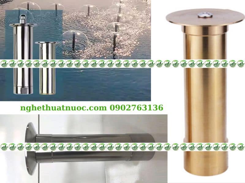 VÒI PHUN NƯỚC HÌNH DÙ (MUSHROOM NOZZLE): KỸ THUẬT TẠO MÀNG NƯỚC HOÀN HẢO vòi phun nước hình dù phi 34