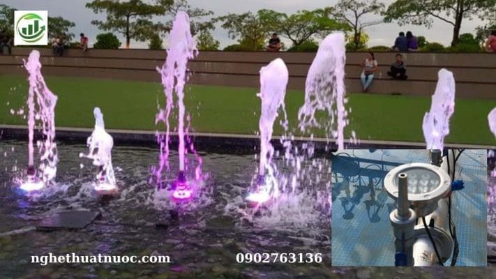 Đèn LED nhạc nước điều khiển kỹ thuật số DMX512 đổi màu theo nhạc