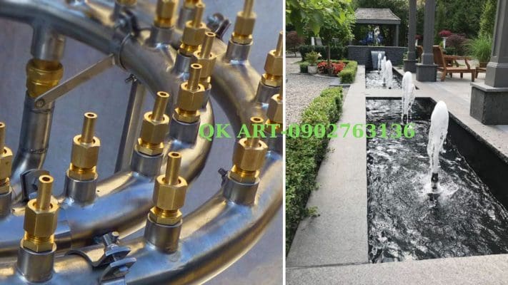 TỔNG HỢP CÁC LOẠI ĐẦU PHUN NƯỚC NGHỆ THUẬT VÀ GIẢI PHÁP LỰA CHỌN TỐI ƯU Lắp đặt đầ phun vào đường ống cấp chính
