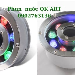 Đèn led âm nước dạng bánh xe 18w-24V cho đài phun nước-nhạc nước Đèn led âm nước dạng bánh xe 18w