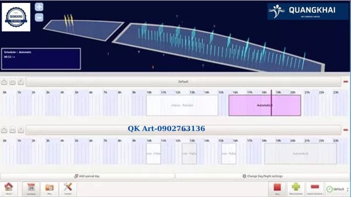 BẢN VẼ KỸ THUẬT ĐÀI PHUN NƯỚC: NỀN TẢNG THỦY LỰC VÀ BÓC TÁCH KHỐI LƯỢNG (BOQ) Phần mềm tạo mô phỏng hiệu ứng nhạc nước 3D