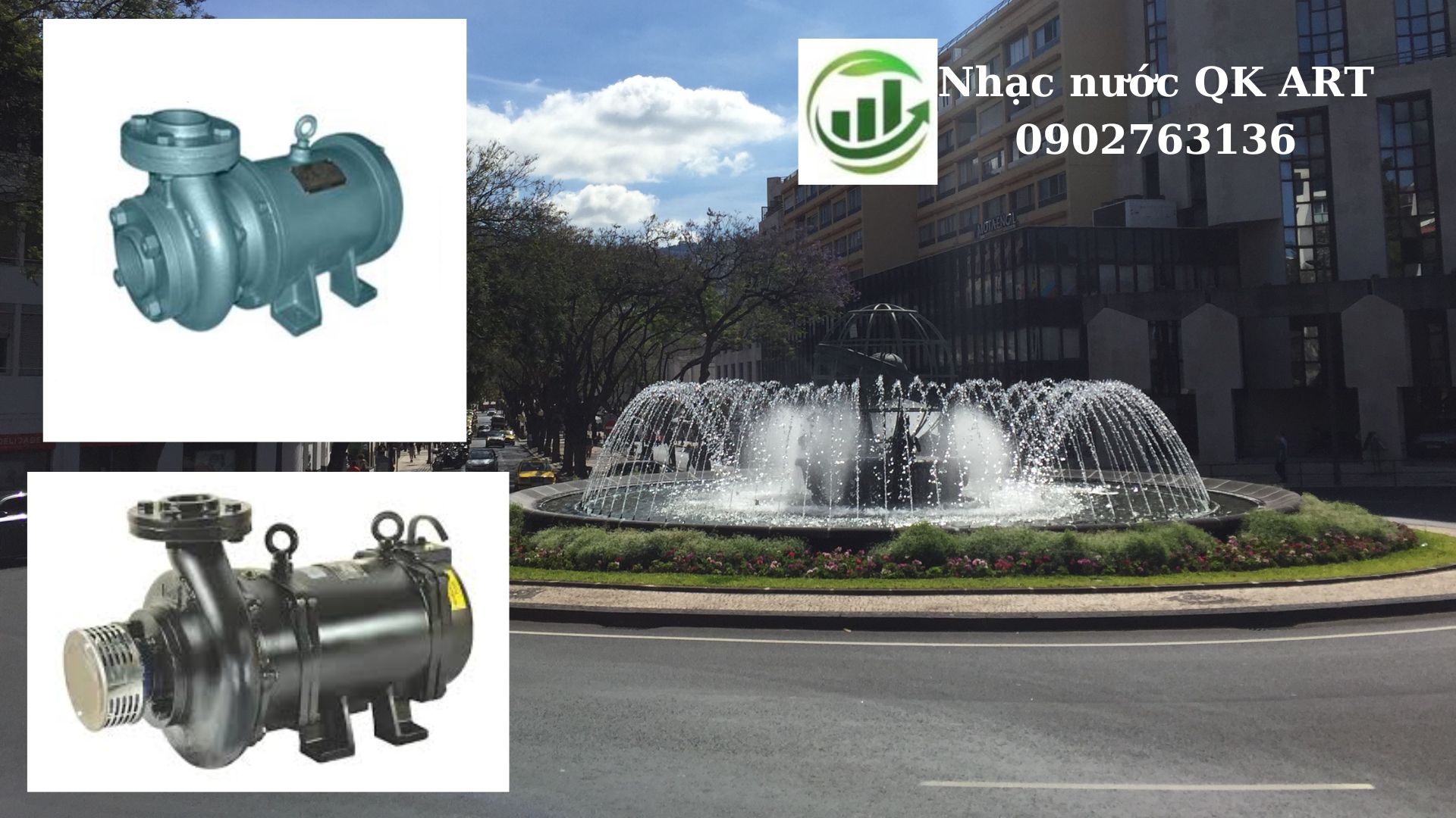 MÁY BƠM CHÌM LUBI LHL-10 (7.5HP) TRỤC NGANG: ĐÁNH GIÁ KỸ THUẬT VÀ GIẢI PHÁP LẮP ĐẶT ĐỒNG BỘ Máy bơm chìm Lubi LHL-10 7.5HP tạo áp lực phun cho hệ thống vòi phun nghệ thuật