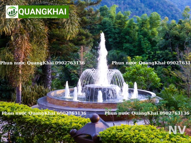 Thiết kế đài phun nước đẹp kiểu hồ tràn viền sang trọng