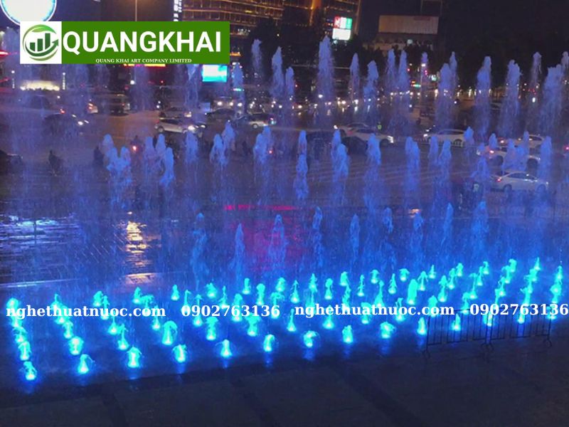 Thi công đài phun nước tại Bình Thuận tiêu chuẩn kháng mặn của QK Art