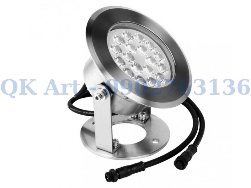 Đèn âm nước DMX 24W | Nhập khẩu & Lắp đặt chính hãng QK ART Đèn âm nước DMX 24W nhạc nước