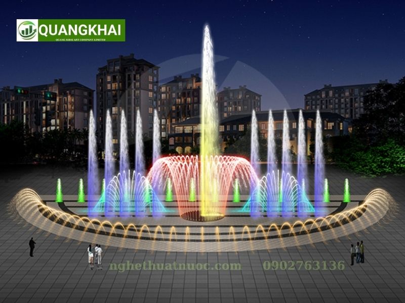 Phong cách thiết kế đài phun nước hiện đại và cổ điển-QK Art Phong cách thiết kế đài phun nước hiện đại-QK Art