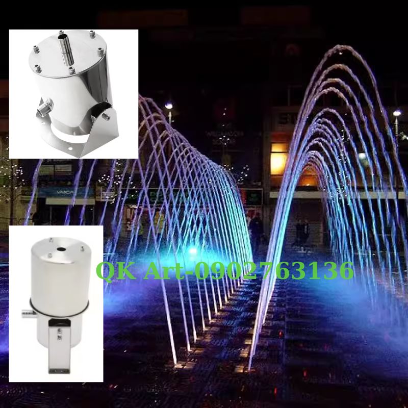 VÒI PHUN NƯỚC JUMPING JET: GIẢI PHÁP TẠO HIỆU ỨNG NƯỚC "NHẢY MÚA" ĐẲNG CẤP Ứng dụng vòi phun nước jumping jet rainbow