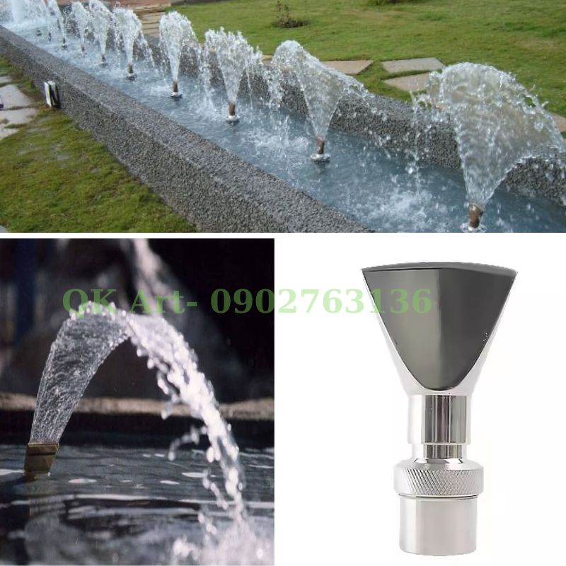 Lắp đặt vòi phun fan jet trong thực tế