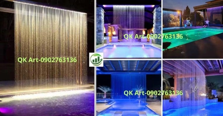 Thi Công Đài Phun Nước Tại Khánh Hòa: Giải Pháp Kỹ Thuật Chống Ăn Mòn & Vận Hành Bền Bỉ Rèm Nước Mini Giá Rẻ QK Art – Màn Nước Mini Đẹp