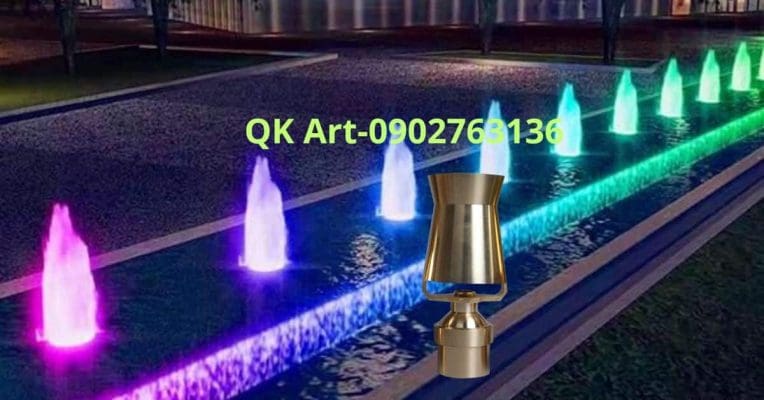 Kinh Nghiệm Chọn Vòi Phun Đẹp & Tiết Kiệm Cho Đài Phun Nước-QK Art Vòi Phun Cây Thông (Cascade Jet): Kỹ Thuật Tạo Khối & Bí Quyết Vận Hành | QK Art