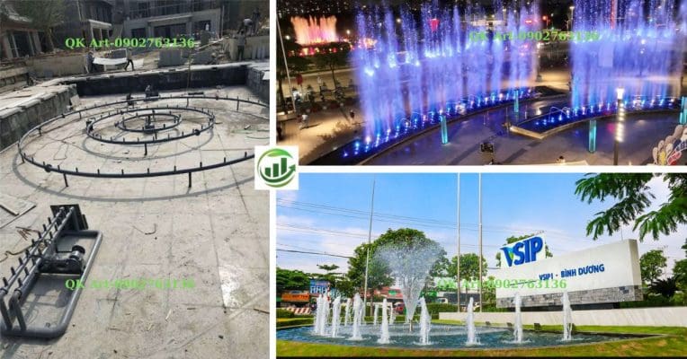 Kỹ Thuật Lắp Đặt Đài Phun Nước Chuyên Nghiệp | Tiêu Chuẩn & Giải Pháp Kinh nghiệm hiệu chuẩn hệ thống vòi phun và đèn LED âm nước tại công trình đài phun nước chuẩn kỹ thuật