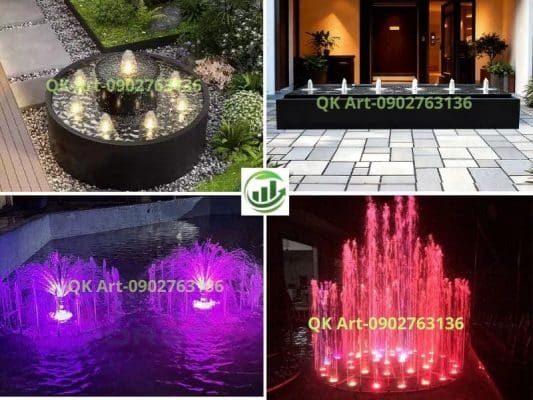 Ứng dụng đài phun nước vào thủy pháp phong thủy