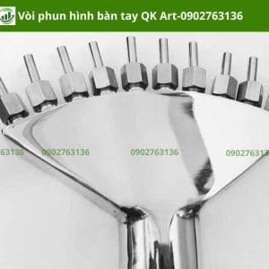 Alternative view of VÒI PHUN NƯỚC HÌNH BÀN TAY REN 21/27/34/49:TẠO ĐIỂM NHẤN NGHỆ THUẬT TRONG CẢNH QUAN NƯỚC