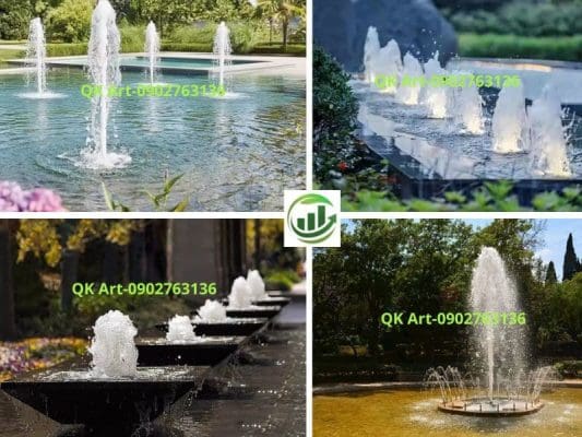 CÁC HIỆU ỨNG PHUN NƯỚC CỦA ĐÀI PHUN NƯỚC VÀ ỨNG DỤNG TỪNG LOẠI Hiệu ứng phun nước tĩnh của đài phun nước