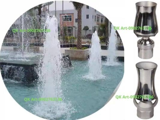 Vòi phun cột nước lớn sủi bọt