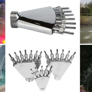Vòi phun nước hình bàn tay inox304 phi 27 34 49
