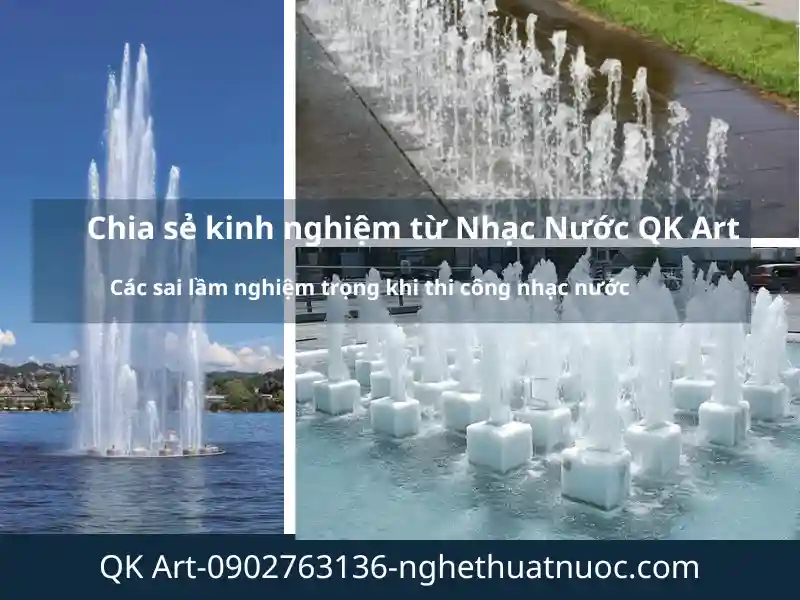Top 10 Lưu ý khi thi công nhạc nước để đạt hiệu quả và tiết kiệm nhất Các lưu ý khi thi công nhạc nước