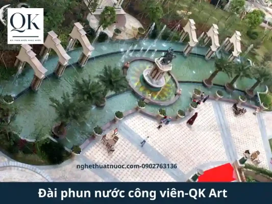 Ý tưởng đài phun nước nghệ thuật cho quảng trường và công viên: Đánh thức không gian đô thị đài phun nước tạo điểm nhấn cho công viên đầy cảm hứng