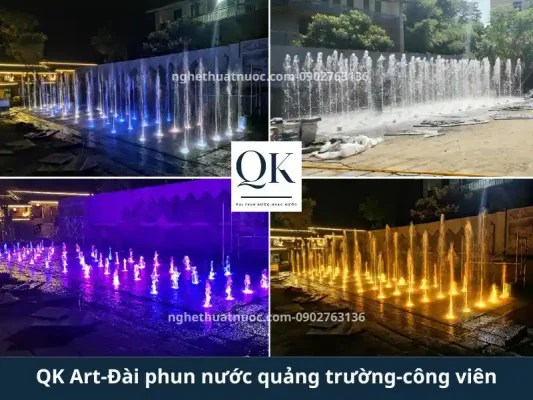 Ý tưởng đài phun nước nghệ thuật cho quảng trường và công viên: Đánh thức không gian đô thị ý tưởng quy hoạch không gian đài phun nước cho quảng trường