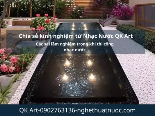 Top 10 Lưu ý khi thi công nhạc nước để đạt hiệu quả và tiết kiệm nhất Kỹ sư QK Art chia sẻ kinh nghiệm tránh sai lầm khi tính toán thủy lực trong thi công nhạc nước.