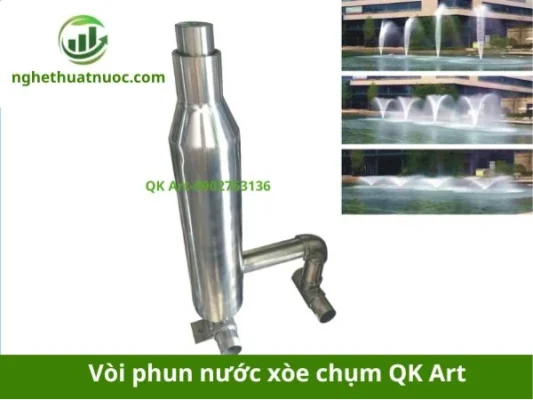 VÒI PHUN NƯỚC XÒE CHỤM: KỸ THUẬT ĐIỀU CHỈNH DÒNG CHẢY TRONG ĐÀI PHUN NƯỚC Vòi phun xòe chụm chất liệu inox304