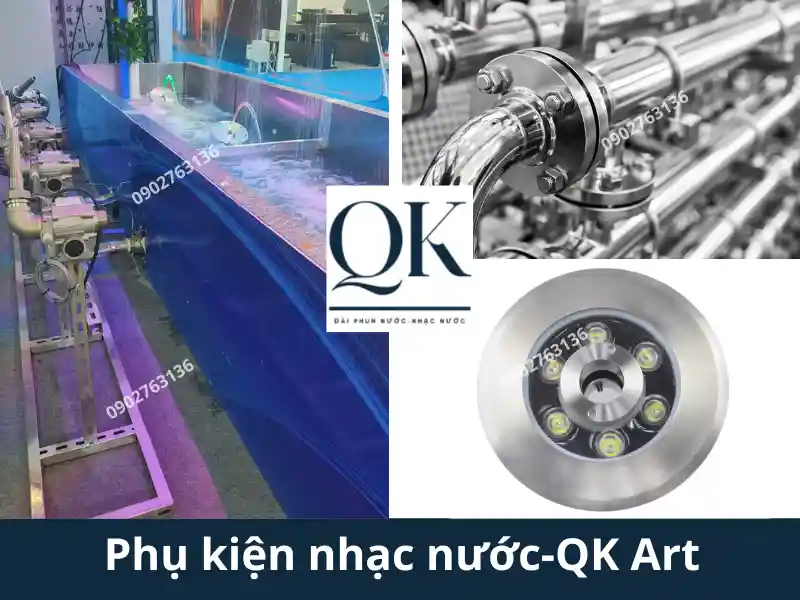 Phụ kiện nhạc nước inox-chống ăn mòn-caachs điện-IP68