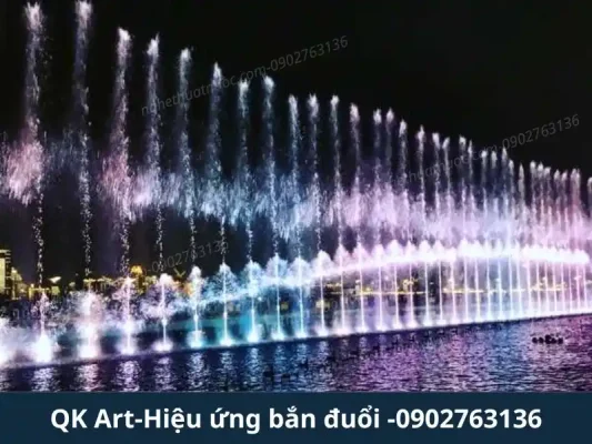 Cách hóa giải song tinh đáo tọa vận 9 bằng đài phun nước Hiệu ứng bắn đuổi trong nhạc nước: Nguyên lý và yêu cầu kỹ thuật đặc thù