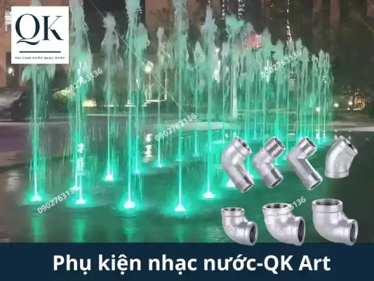 Phụ kiến nối đường ống nước nhạc nước