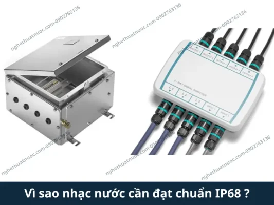 Các mối nối dây tín hiệu cần cách ly trong môi trường nước