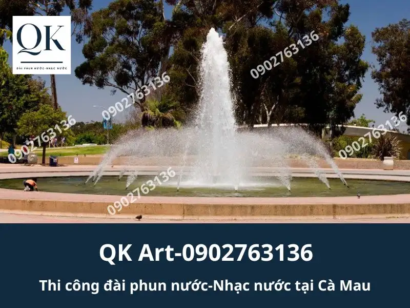 Thi Công Đài Phun Nước Tại Cà Mau: Giải Pháp Kỹ Thuật Cho Vùng Đất Mặn Thi công đài phun nước tại Cà Mau với vật liệu kháng mặn chuyên dụng.