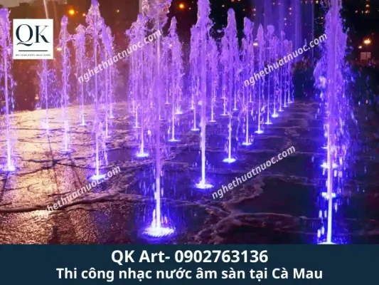Thi Công Đài Phun Nước Tại Cà Mau: Giải Pháp Kỹ Thuật Cho Vùng Đất Mặn Hệ thống vòi phun Inox 316 kháng mặn tối ưu cho vùng đất Cà Mau.