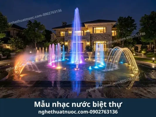 Màn Nước Nghệ Thuật: Giải Pháp Trang Trí Đẳng Cấp & Xu Hướng Kiến Trúc 2026 Đầu Tư Nhạc Nước Biệt Thự: Liệu Pháp Chữa Lành Và Khẳng Định Gu Thẩm Mỹ Tinh Tế