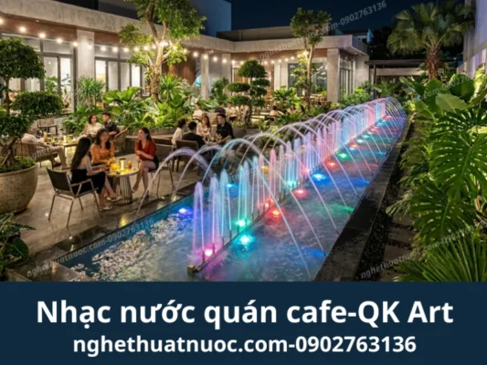 Hệ nhạc nước với hiệu ứng phun vòm