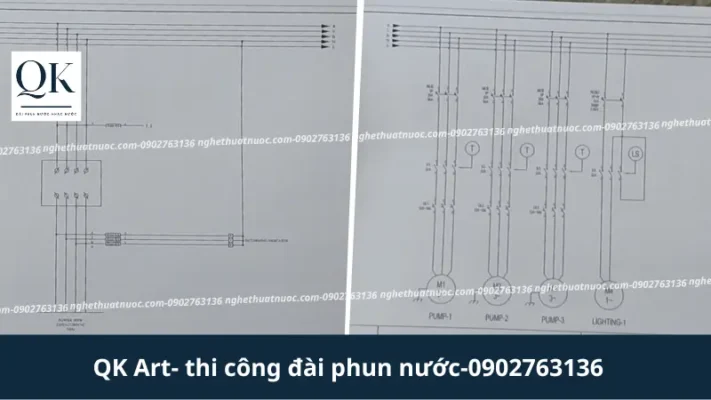 THI CÔNG ĐÀI PHUN NƯỚC NGHỆ THUẬT TRỌN GÓI Sơ đồ đấu nối tủ điều khiển nhạc nước DMX