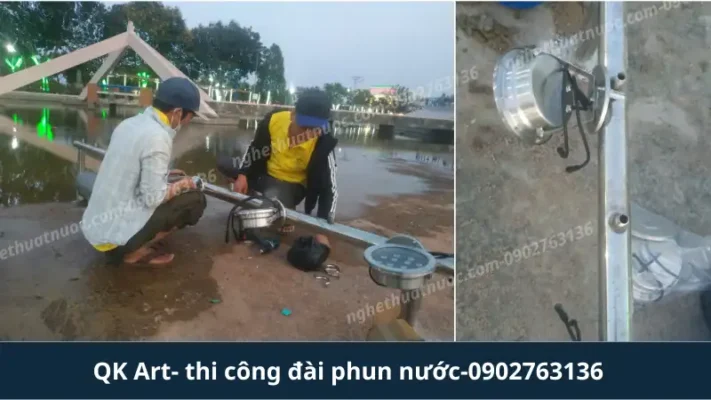 THI CÔNG ĐÀI PHUN NƯỚC NGHỆ THUẬT TRỌN GÓI Tổng quan thi công đài phun nước Bảo tàng tỉnh Ninh Thuận