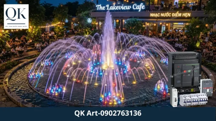 Bộ điều khiển nhạc nước DMX trung tâm Chống rò điện cho đài phun nước và nhạc nước: Tiêu chuẩn vàng đảm bảo an toàn tuyệt đối
